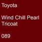 Preview: Toyota, Wind Chill Pearl Tricoat, 089.